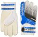 HUDORA keeperhandschoenen kinderen, voetbalhandschoenen - 71586/01, wit-blauw, M