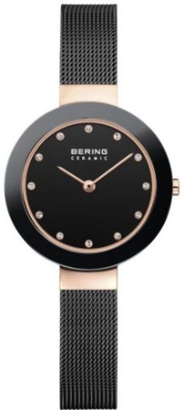 Bering 11429-166 - Horloge - RVS - Rosékleurig - Ø 29 mm