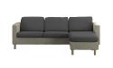 Estoralis Sumatra | Stoelhoes en rugleuning voor bank en stoel bi-elastisch | super elastische stof C-11 donkergrijs | maat L