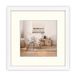Zep Malmo Blanc cadre photo 20x20/30x30 cm avec passe-partout
