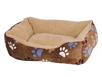 Nobby Comfort bed hoekig Classic "LISSI" bruin 60 x 50 x 18 cm
