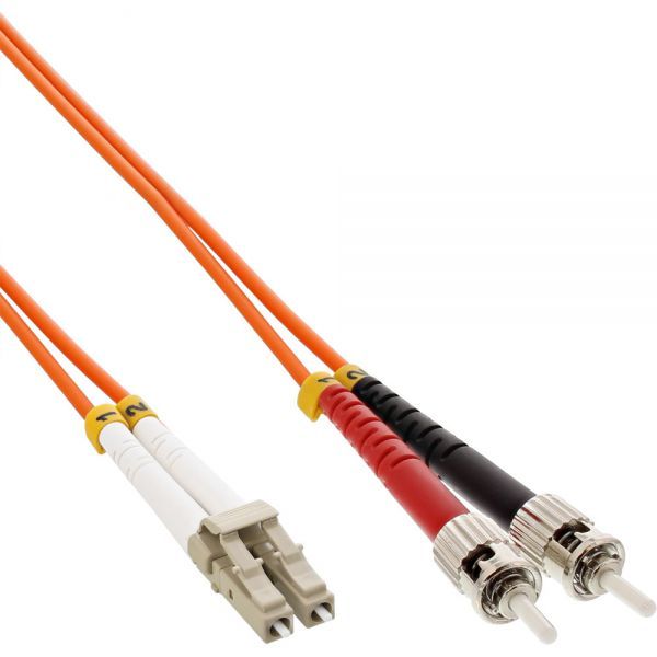 Inline Panda Inline LC ST Duplex Optical Fiber Patch kabel Multi Mode OM 2 0
