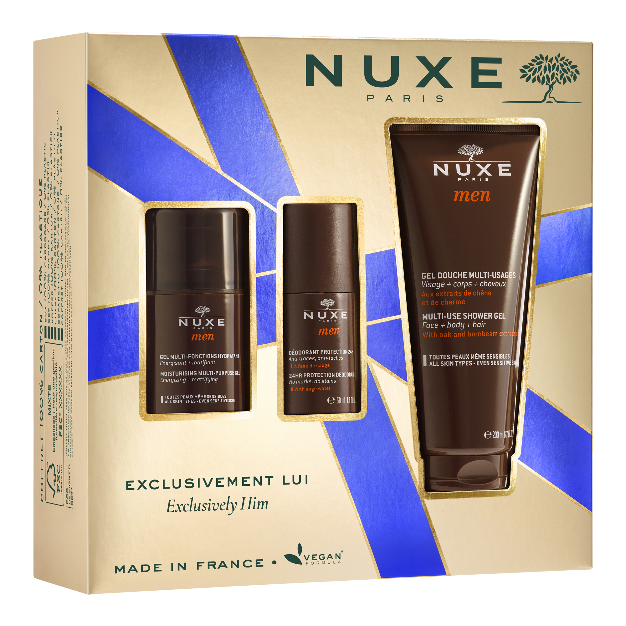 Nuxe Nuxe Exclusively Him Gift set 3 st.