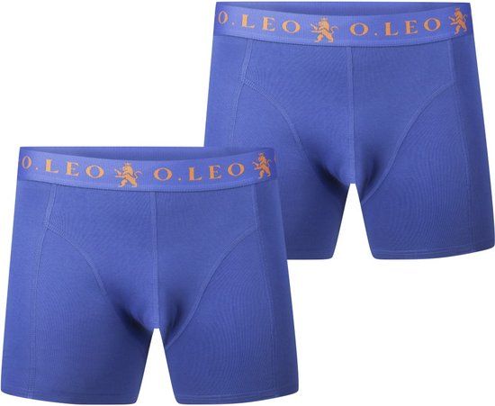 O.leo - Boxershort - Navy Blauw - S - 2 stuks
