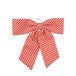 Mica Decorations kerststrik streep - rood