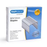 Rapesco 1238 Type 923/12 mm Verzinkte Heavy Duty Nietjes, 1000 Stuks