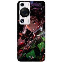 Huawei P60 Pro Demon Slayer Tanjiro Kamado énervé manga anime Maniacase
