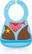 Nuby Nûby - Silicone Slabbetje met Cowboy design - Blauw - 3m+