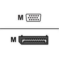 Uniformatic - Adapterkabel - DisplayPort (M) naar HD-15 (VGA) (M) - 2 m