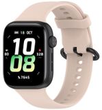 Wigento Honor Watch 5 Effen gekleurde, zachte siliconen vervangende horlogeband, roze