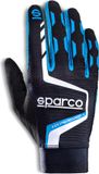 Sparco Hypergrip+ Sim Racing Handschoenen - Blauw/Geel/Groen/Rood - Maat 10