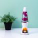 Fisura Waxinelicht Lavalamp - Wit Met Roze Lava