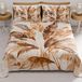 PETTI Artigiani Italiani Zomersprei voor tweepersoonsbed, 260 x 270 cm, 100 g/m², omkeerbaar, voor tweepersoonsbed, lente, licht dekbed, palmmodder, 100% Made in Italy