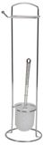 Gerimport Wc/toiletborstel met toiletrolhouder - RVS - 60 cm