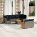 Maison Exclusive - Ensemble de jardin 10 pièces, avec coussins, gris, en polyrotin