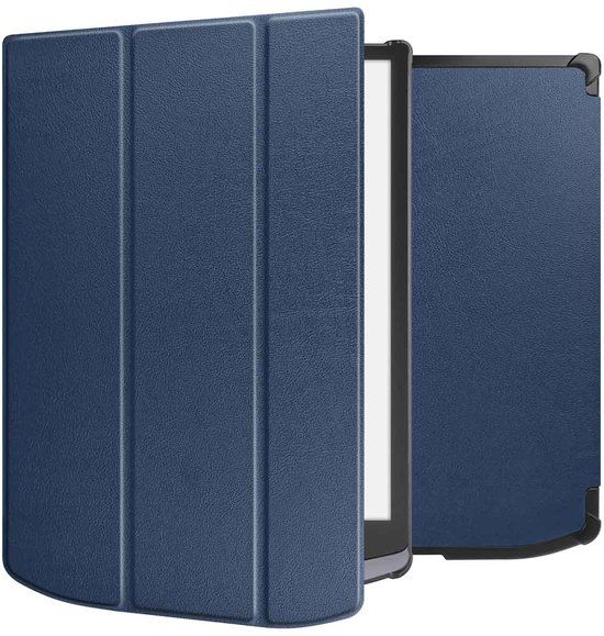 imoshion Trifold Hard Case Sleepcover voor de Pocketbook InkPad X Pro - Donkerblauw