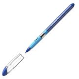 Schneider 151203 Slider Basic balpen, model met kap, XB, blauw, transparante lichaamskleur, 1 stuk