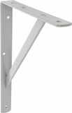 AMIG Plankdrager/planksteun van metaal - gelakt grijs - H600 x B375 mm