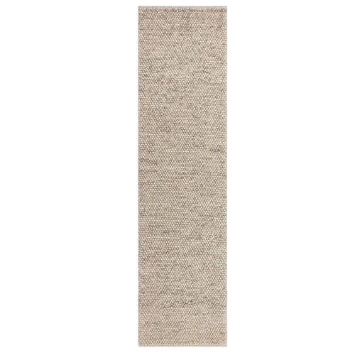 Flair Rugs Jasnoszary chodnik z mieszanki wełny tkany ręcznie 60x230 cm Minerals