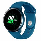 By Qubix Qubix Rubberen Sportband Cyaan Geschikt voor Xiaomi Redmi Watch 5 Active / Redmi Watch 5 Lite