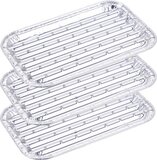 BBQ Grillschalenset - 5 Stuks - Aluminium - Zilver