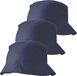Chapeaux de soleil pour adultes - 6x - bleu foncé - 100% coton