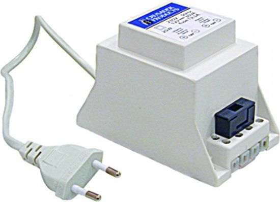 Fjord Outdoor Bloktrafo 75W 90VA 230-12V - Wit