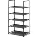 edihome Schoenenrek, 5 Niveaus, 28 x 45 x 89 cm, Shoe Organizer, Smal en Hoog, Kunststof, Verticaal, Plank, Showrek