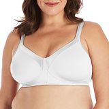 Playtex 18 Hour Sensational Sleek Wirefree Bra Damesbeha (1 stuk), Wit.