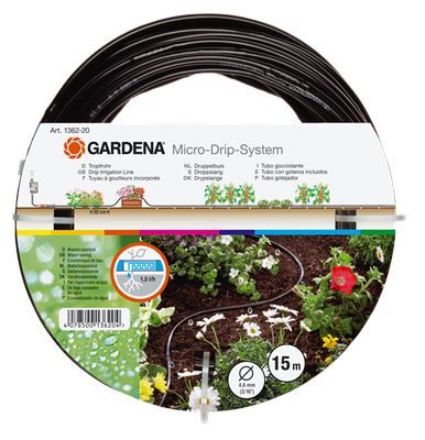 Gardena 15m Black Above Ground Garden Hose
