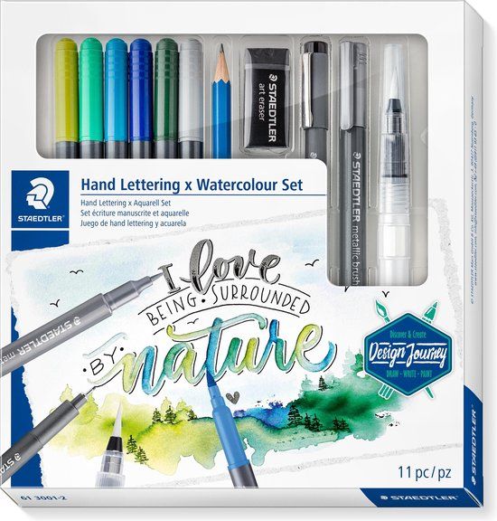 STAEDTLER Mixed Handlettering & Watercolour Set - Assorted
