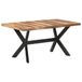 VidaXL Eettafel, 180x90x75 cm, massief hout, honingkleur