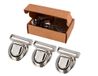 VELOX Tupi Broche, Nikkel, 50 x 45 mm