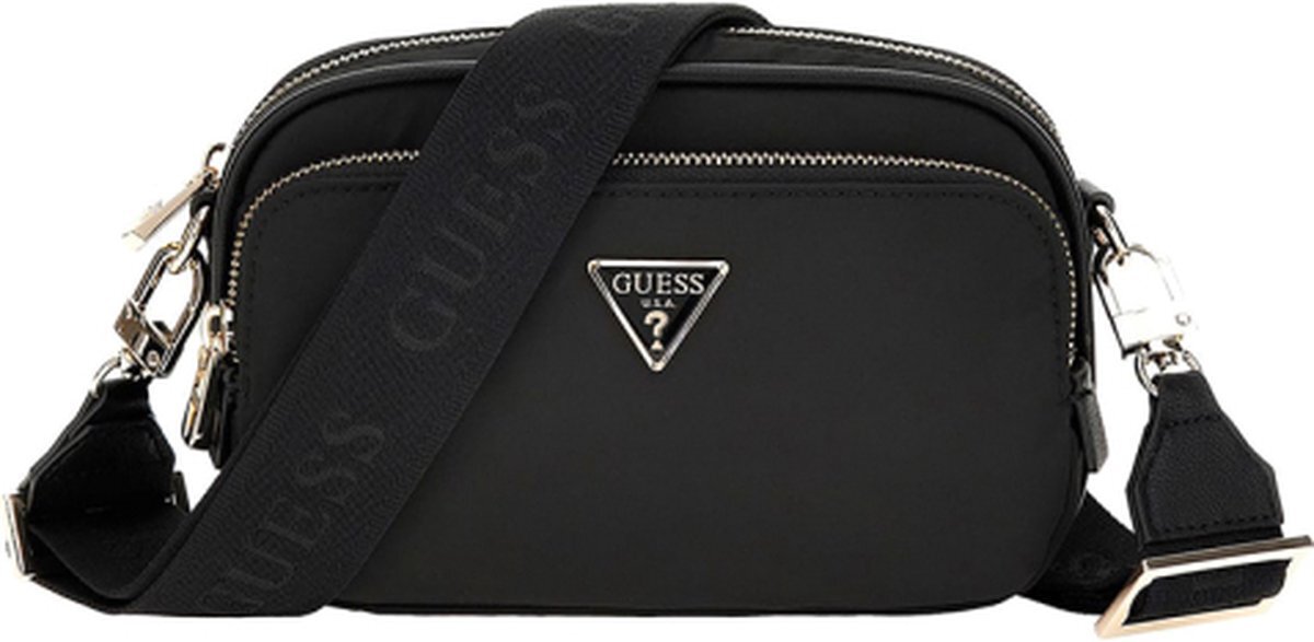 Guess Kleine Schoudertas / Crossbodytas - Dames - Eco Gemma - Zwart