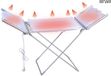 RFWR Sèche-linge électrique chauffant et étendoir pliable pour intérieur avec 18 barres