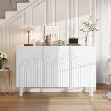 MODFU Opbergkast 120x38,5x79 cm MDF Wit