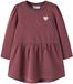 NAME IT - NMFVIMA LS SWE DRESS BRU Fille Robe