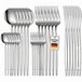 Roxlin Service de couverts, 30 pièces, Acier inoxydable, Argent