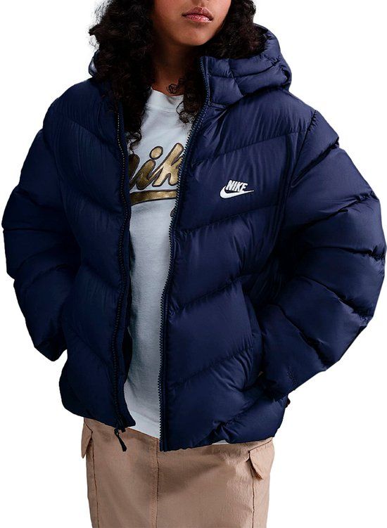 Nike Kids Adp Puffer Jas Blauw 5-6 Years Jongens, Meisjes