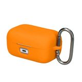 kwmobile cover voor oordopjes case - geschikt voor Sennheiser MOMENTUM True Wireless 3 / true Wireless 4 - Trendy beschermhoes draadloze oordopjes in oranje