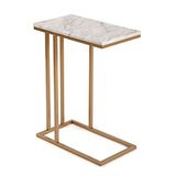 Versa Padua Bijzettafel Marmer en Goud