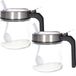 Alessandro Suikerpot - 2x - glas/inox metaal - transparant/zilver - 8 x 10 cm - luxe uitvoering met lepel - 260 ml