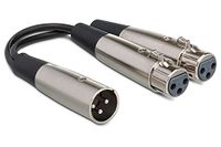 Hosa YXF119 Y-kabel XLR3M-XLR3F, 6 inch