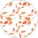 Bonateks Ronde digitaal bedrukte muismat, antislip onderkant, voor kantoor en thuis, diameter: 22 cm