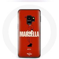 Maniacase Hoesje voor Samsung S9 plus La casa de papel Marsella tekening