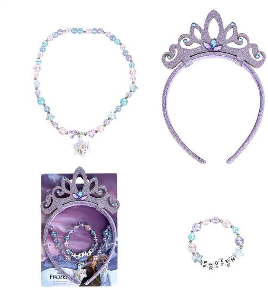 Disney Frozen Snowflakes sieraden en hoofdband set