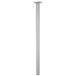 Wagner meubelpoot/tafelpoot/meubelvoet Classic Retro - Ø 30 x 600 mm, geïntegreerde schroefplaat 60 x 60 mm, binnendraad Ø 10 mm, staal gepoedercoat aluminium-zilver - 12126001