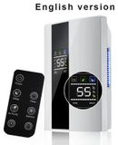 Humidificateur et purificateur d'air - 2-en-1 - 65 Watt - 220 Volt - ≤55 dB - Télécommande - Minuterie - Tuyau d'évacuation externe