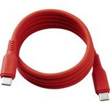 Dehner Elektronik Câble d'alimentation magnétique Orange Câble USB-C USB 2.0 USB-C 1 m Orange Blindé