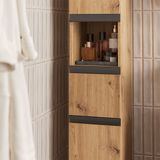 Vicco Torren Badkamerkast – 30 x 181 cm met 2 deuren Ambachtelijk